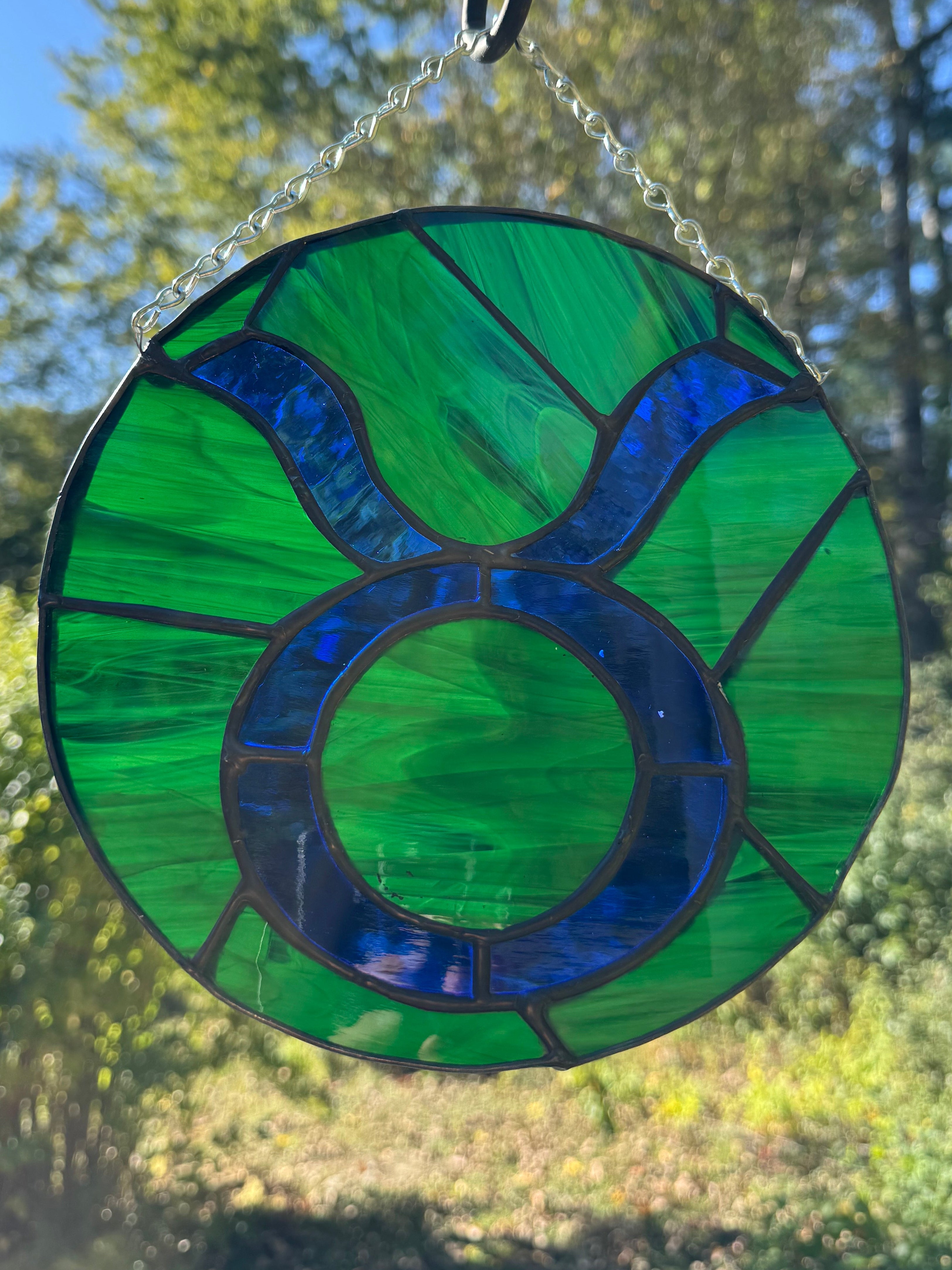 Stained Glass Zodiac Suncatchers