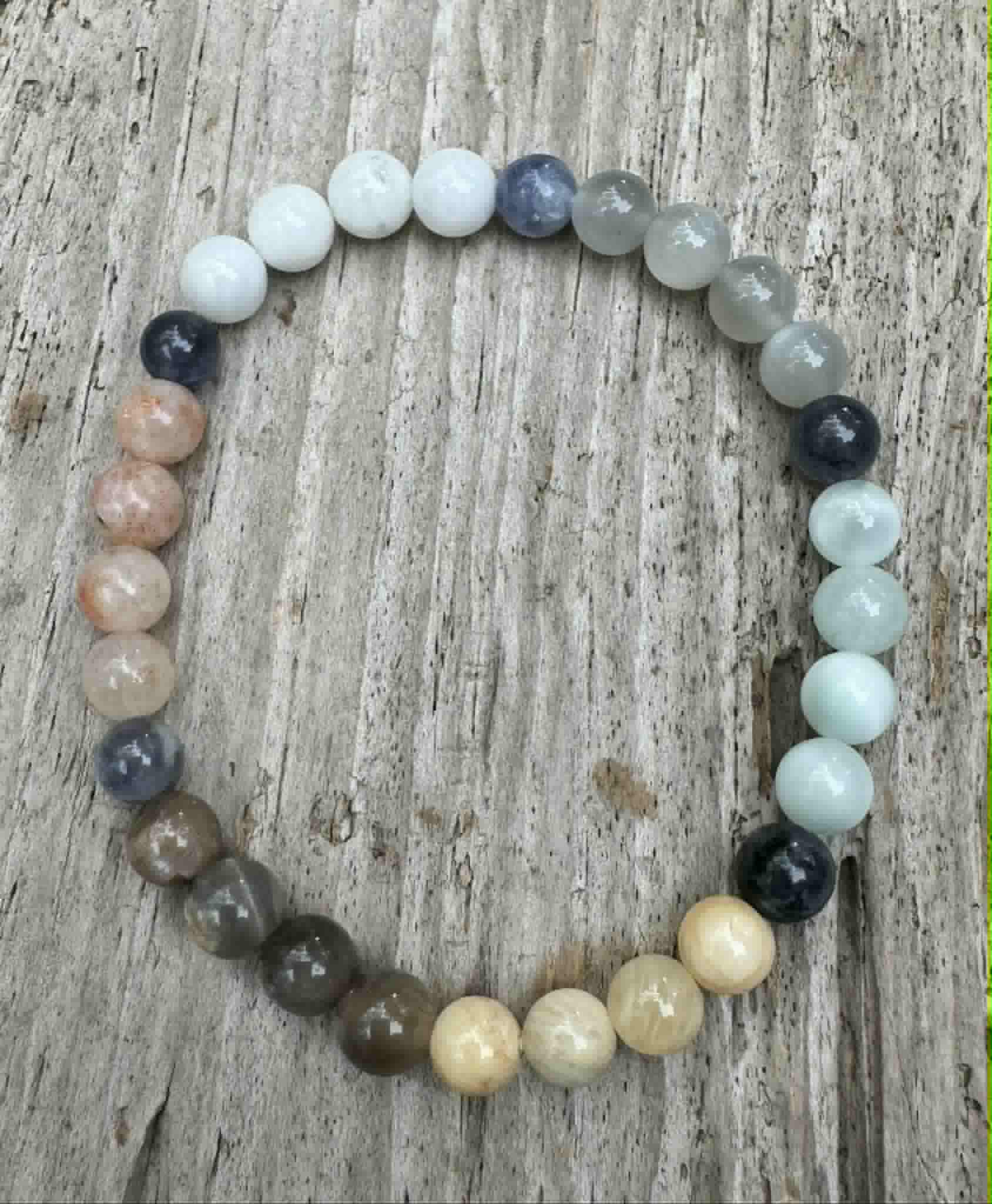 Sun and Moon Energy bracelet